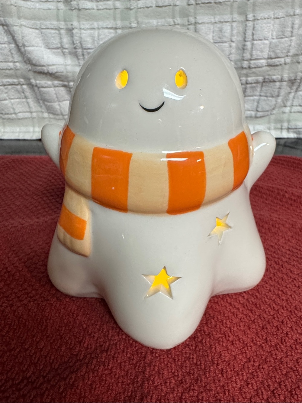 2022 Target Bullseye Playground Halloween Ceramic LED Light Up Ghost Working